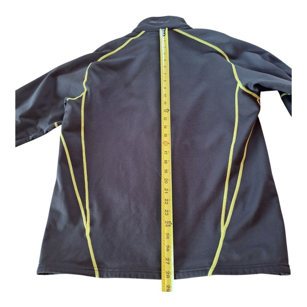 Obermeyer Quarter Zip Black Base Layer Fleece Lin… - image 8